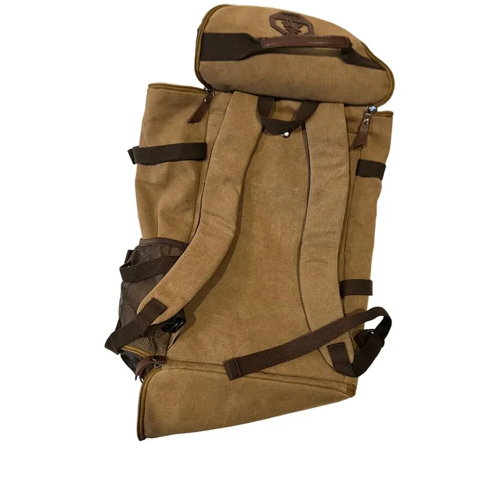 Colorful Travel Canvas Top Loading Backpack